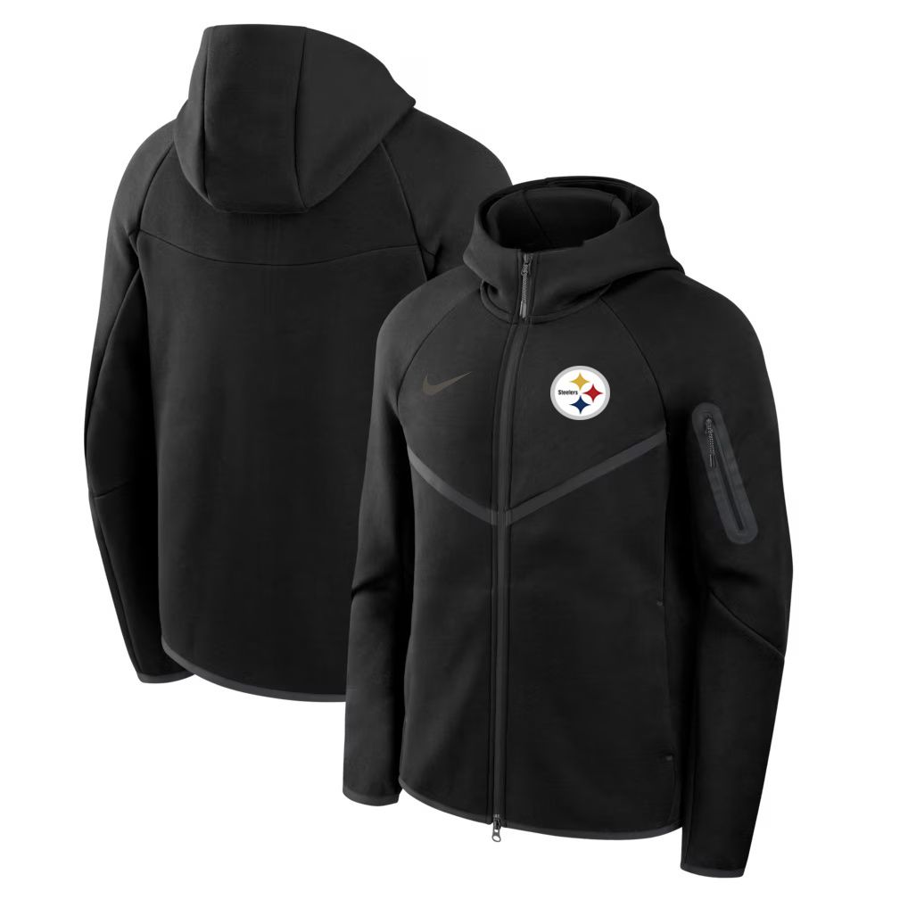 Men 2026 Nike NFL Pittsburgh Steelers hoodie black 05->arizona cardinals->NFL Jersey